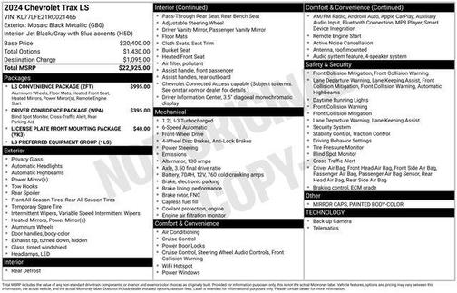 2024 Chevrolet Trax LS