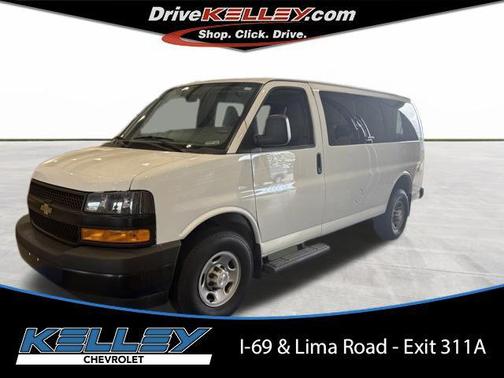 Summit White 2023 Chevrolet Express 3500 RWD 3500 Regular Wheelbase LS