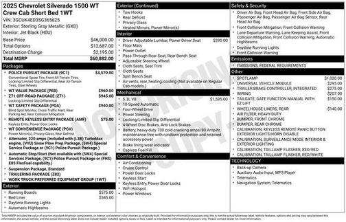 2025 Chevrolet Silverado 1500 WT
