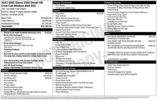 2022 GMC Sierra 2500 Denali