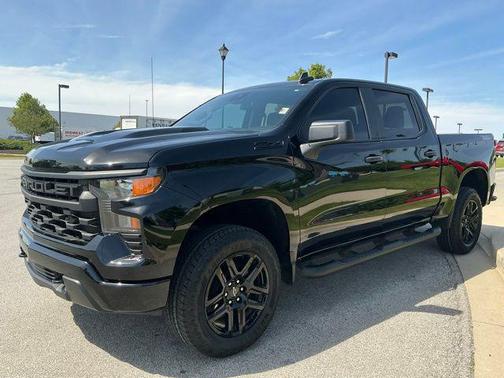 Black 2024 Chevrolet Silverado 1500 Custom Trail Boss