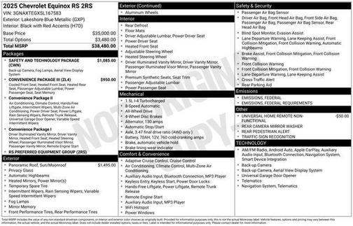 2025 Chevrolet Equinox AWD RS