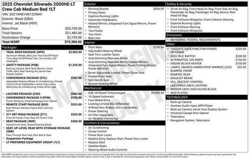 2025 Chevrolet Silverado 2500 LT