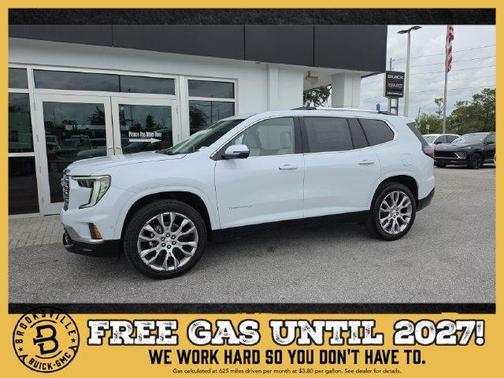 Glacier White 2027 GMC Acadia Denali