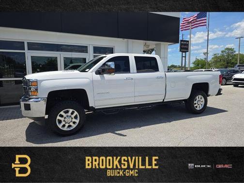 Summit White 2015 Chevrolet Silverado 3500 LTZ