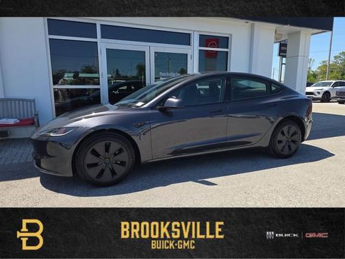 Stealth Grey 2025 Tesla Model 3 Long Range