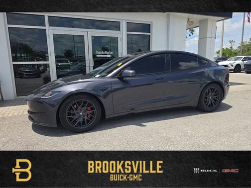 Stealth Grey 2025 Tesla Model 3 Long Range All-Wheel Drive