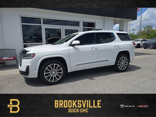 Summit White 2023 GMC Acadia Denali