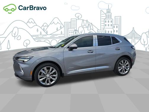 Satin Steel Metallic 2021 Buick Envision Avenir