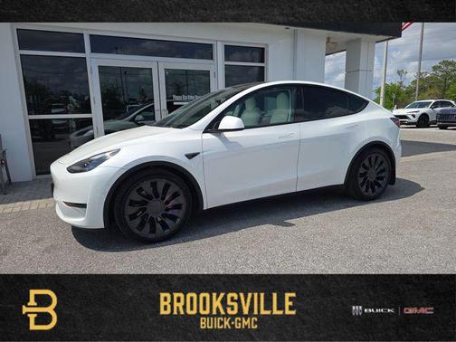 Midnight Silver Metallic 2021 Tesla Model Y Performance Dual Motor All-Wheel Drive