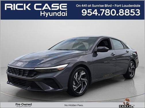Gray 2025 Hyundai ELANTRA HEV SEL Sport