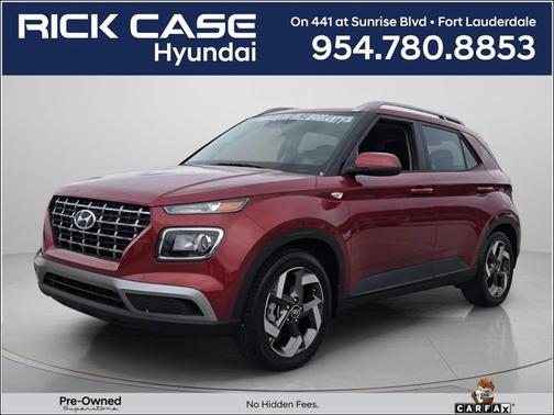 Red 2023 Hyundai VENUE SEL