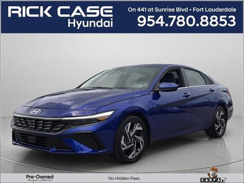 Blue 2025 Hyundai ELANTRA SEL Convenience