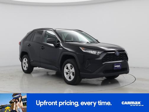 Black 2021 Toyota RAV4 Hybrid LE
