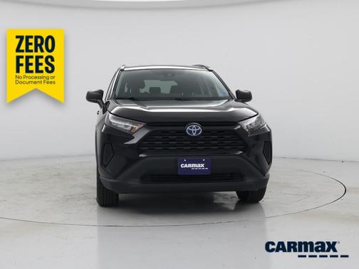 Black 2021 Toyota RAV4 Hybrid LE