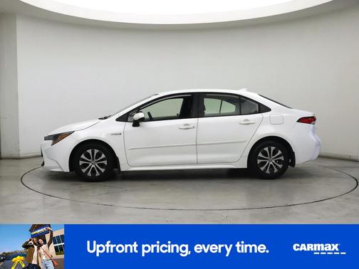 White 2021 Toyota Corolla Hybrid LE