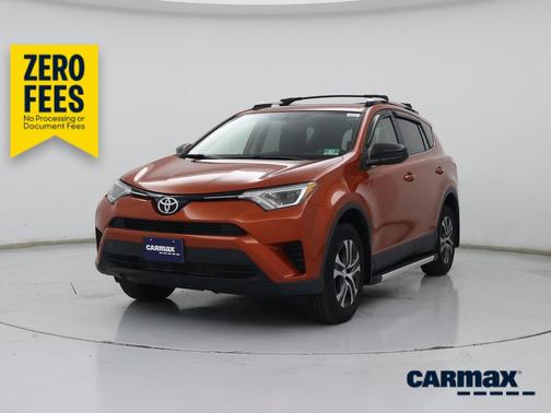 Orange 2016 Toyota RAV4 LE