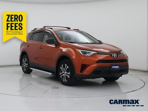 Orange 2016 Toyota RAV4 LE
