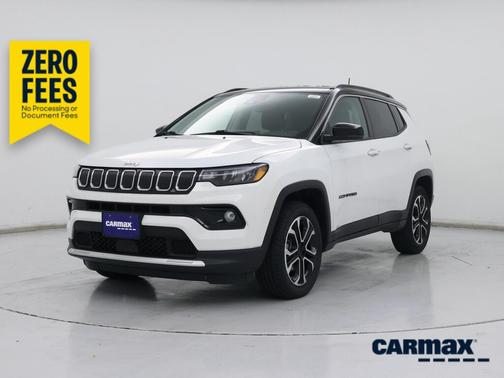 White 2022 Jeep Compass Limited
