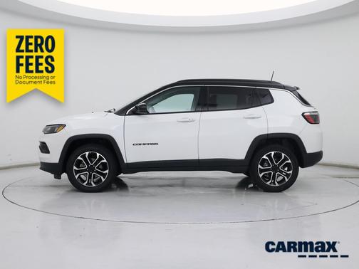 White 2022 Jeep Compass Limited