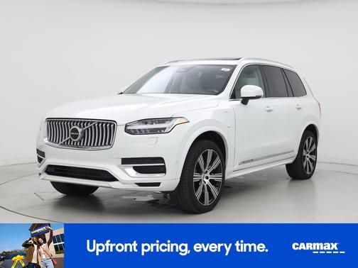 White 2023 Volvo XC90 Recharge Plug-In Hybrid T8 Plus Bright Theme