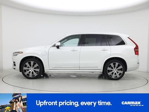 White 2023 Volvo XC90 Recharge Plug-In Hybrid T8 Plus Bright Theme