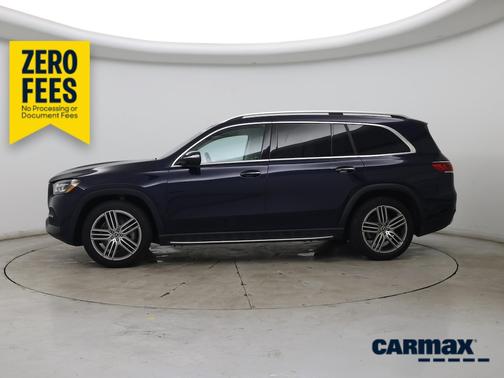 Blue 2021 Mercedes-Benz GLS 450