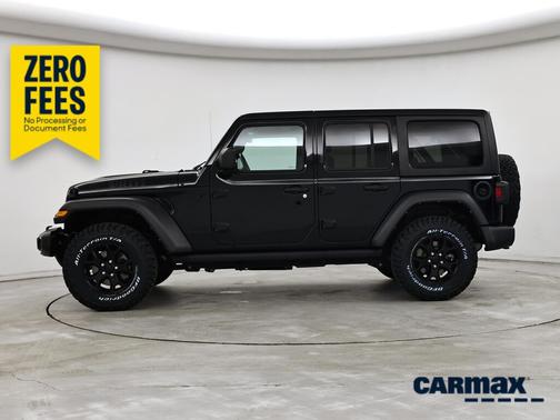 Black 2021 Jeep Wrangler Unlimited Willys