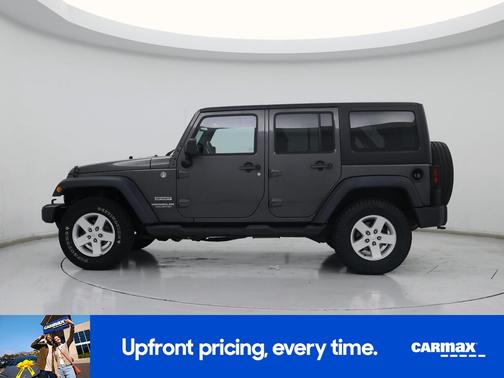 Gray 2014 Jeep Wrangler Unlimited Sport