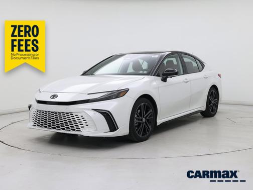 White 2025 Toyota Camry XSE
