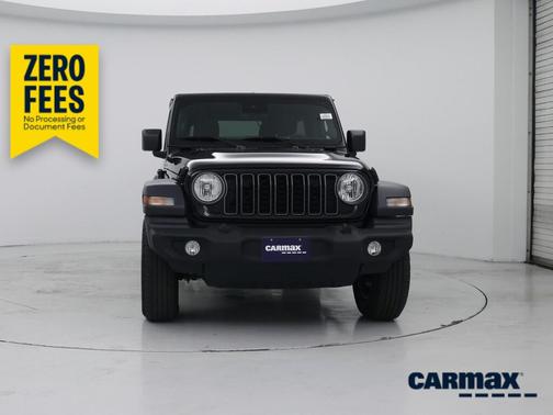 Black 2025 Jeep Wrangler Sport S