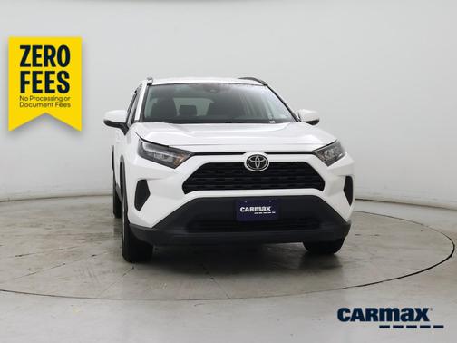 White 2021 Toyota RAV4 LE