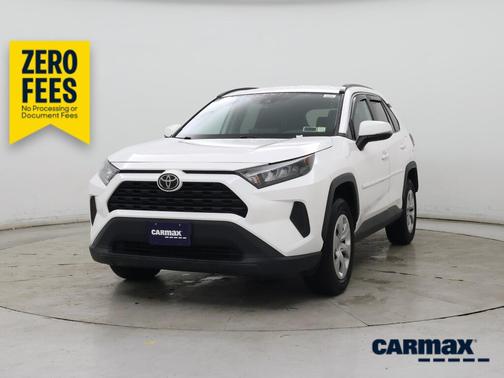 White 2021 Toyota RAV4 LE