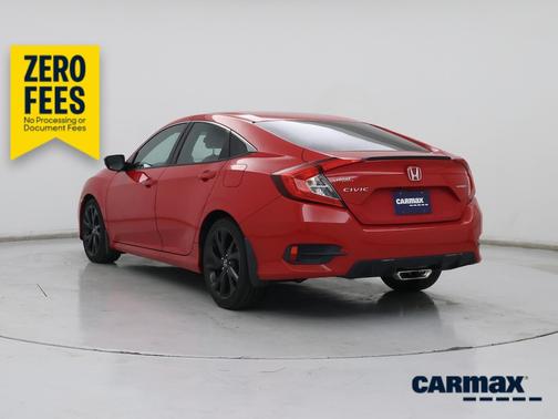 Red 2021 Honda Civic Sport
