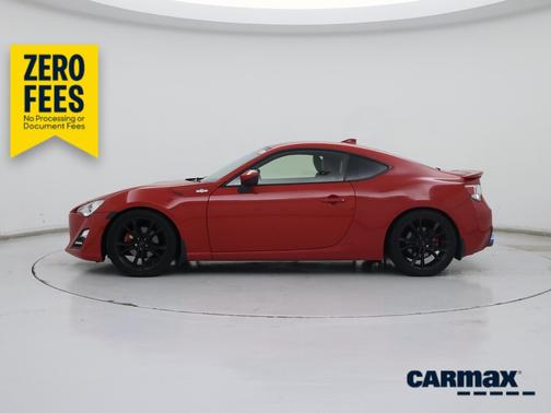 Red 2015 Scion FR-S