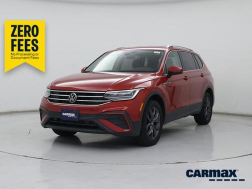 Orange 2022 Volkswagen Tiguan SE