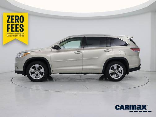 Tan 2015 Toyota Highlander Limited Platinum