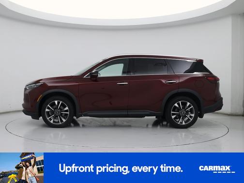 Burgundy 2023 INFINITI QX60 Luxe
