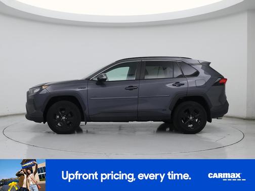 Gray 2021 Toyota RAV4 Hybrid LE