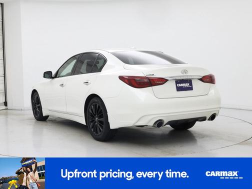 White 2018 INFINITI Q50 Luxe