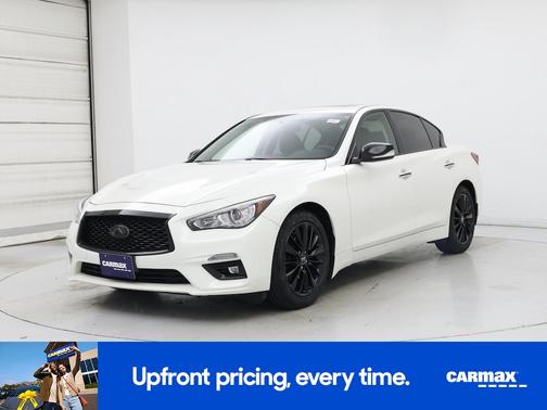 White 2018 INFINITI Q50 Luxe