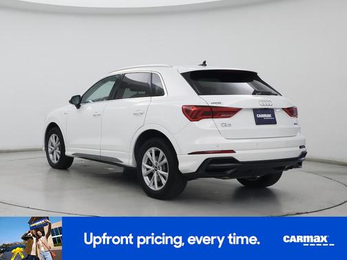 White 2021 Audi Q3 S-Line Premium