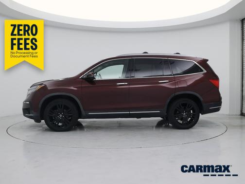 Burgundy 2019 Honda Pilot Elite