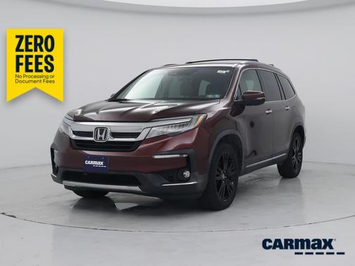 Burgundy 2019 Honda Pilot Elite