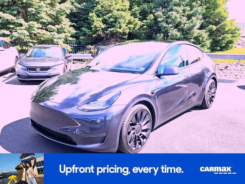 Gray 2024 Tesla Model Y Performance