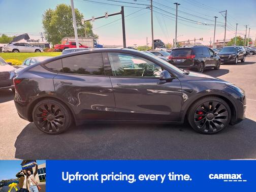 Gray 2024 Tesla Model Y Performance