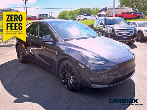 Gray 2024 Tesla Model Y Performance