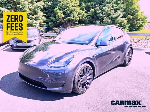 Gray 2024 Tesla Model Y Performance