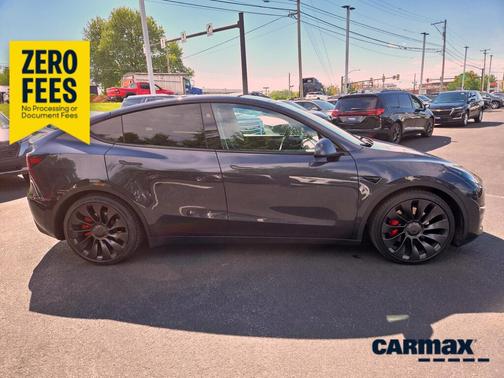 Gray 2024 Tesla Model Y Performance