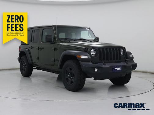 Green 2023 Jeep Wrangler Unlimited Sport